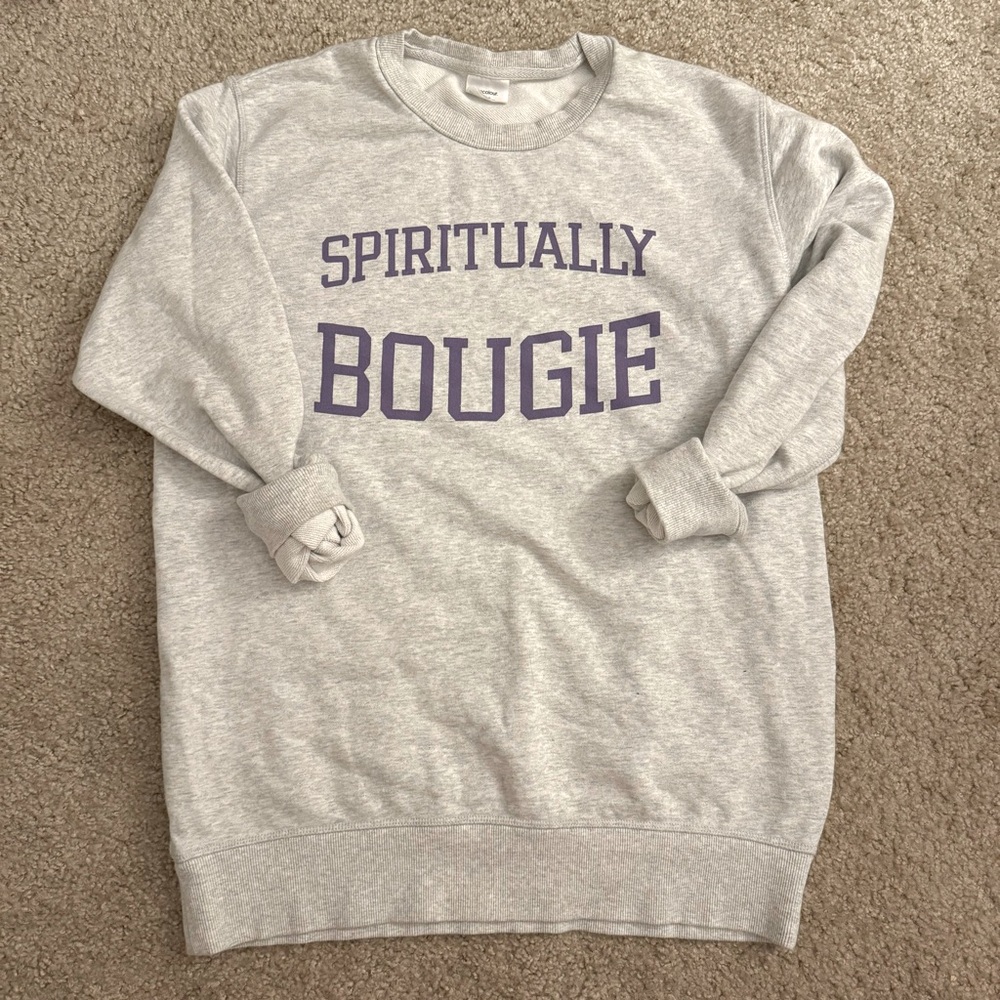 Spiritually Bougie crewneck sweatshirt